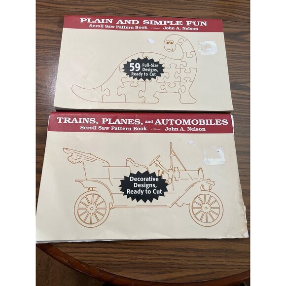 John A. Nelson scroll saw pattern books vintage 1995 - Picture 1 of 9